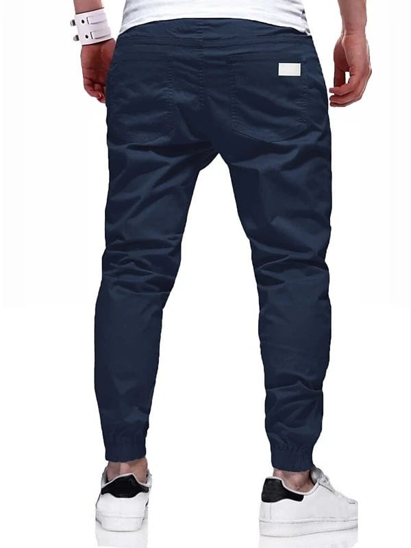 Cargo Pants Joggers Drawstring Elastic