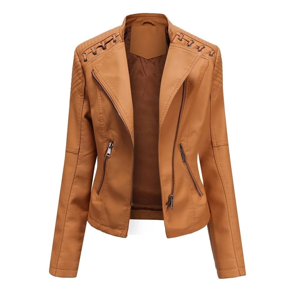 👚Special Sale 49%- Washed Leather Jacket