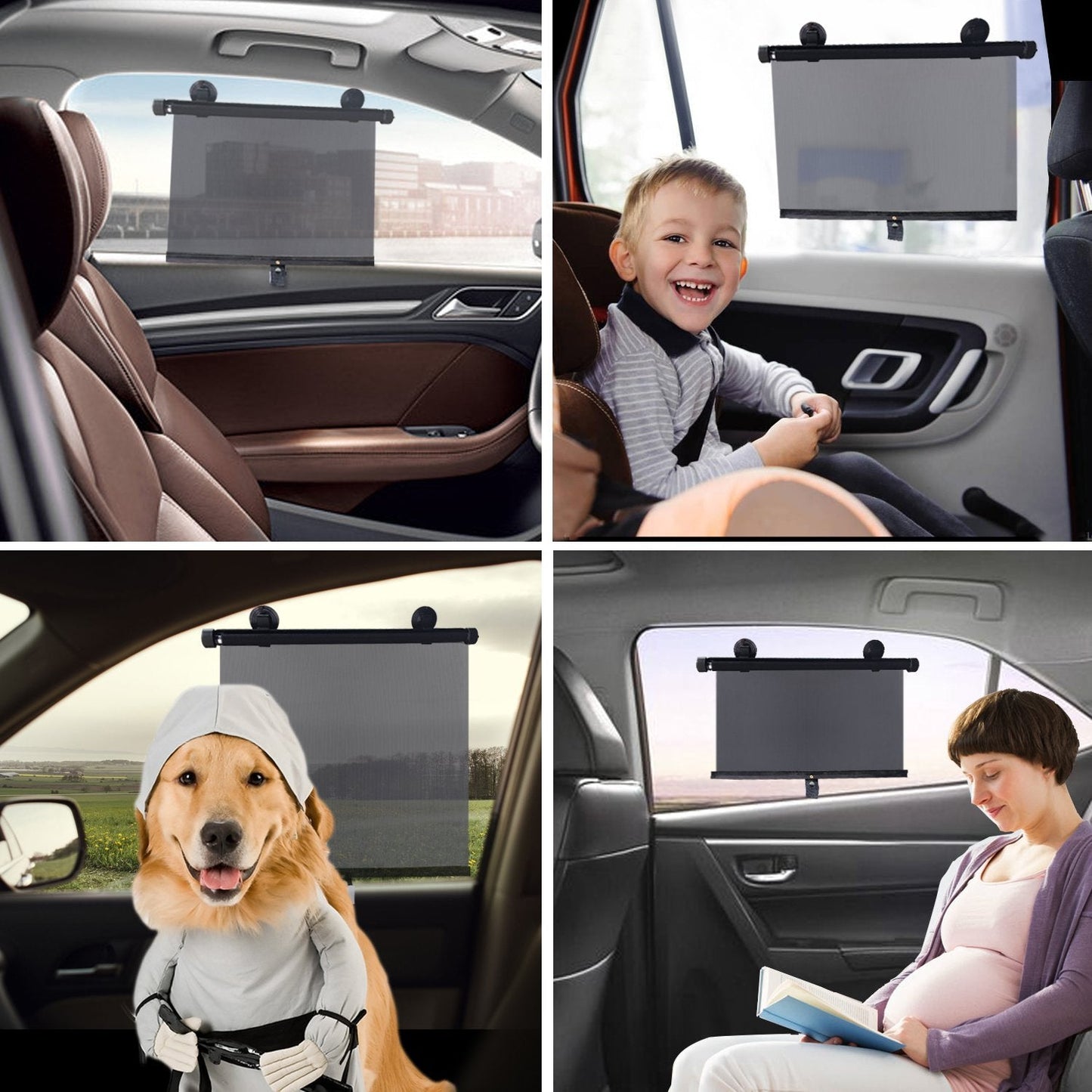 🔥Retractable Window Roller Sunshade