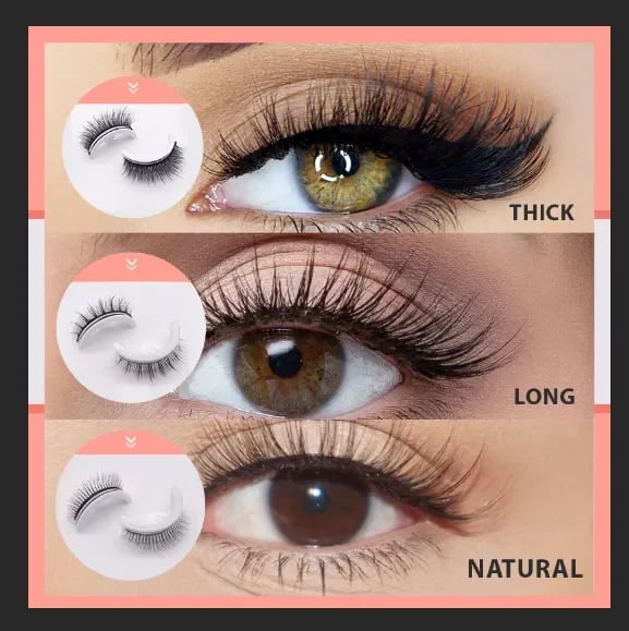 🔥 WATERPROOF SELF-ADHESIVE EYELASHES